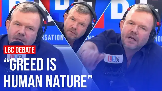 'Video thumbnail for Wealth tax: James O’Brien vs LBC caller ‘who comes from nothing’'