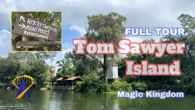 'Video thumbnail for Tom Sawyer Island Full Tour - The Magic Kingdom'