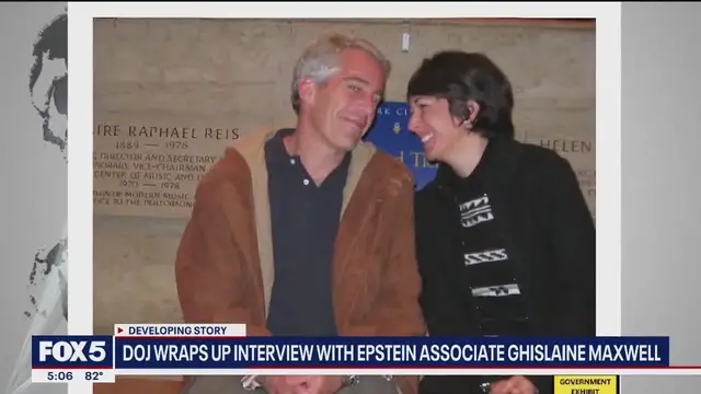 'Video thumbnail for DOJ wraps up Ghislaine Maxwell interviews: What's next for Epstein files?'