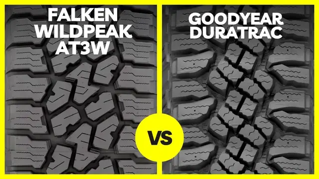 'Video thumbnail for Falken Wildpeak AT3W vs Goodyear Wrangler DuraTrac'