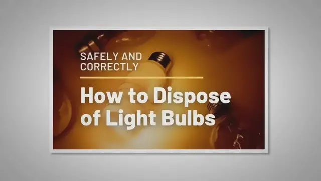 'Video thumbnail for Can You Throw Away Light Bulbs? (Incandescent, Halogen, CFL, Fluorescent, LED)'
