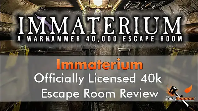 'Video thumbnail for Immaterium  - Warhammer 40,000 Escape Room Review'