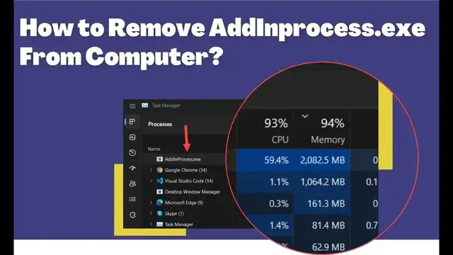 'Video thumbnail for What is AddInProcess.exe and How to Delete it ? ( High CPU & RAM, GPU Usage)'