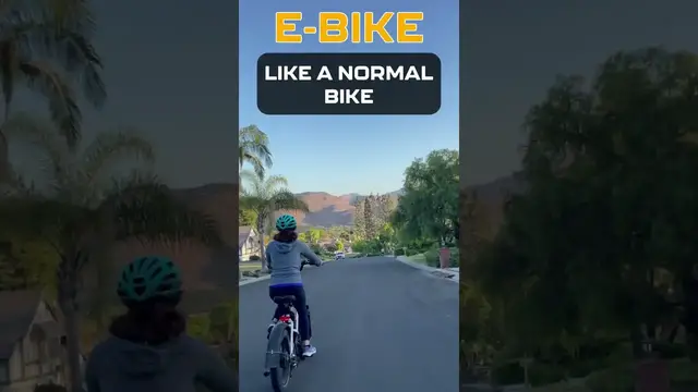 'Video thumbnail for EBIKE RIDING- Like a normal bike... but way cooler!'