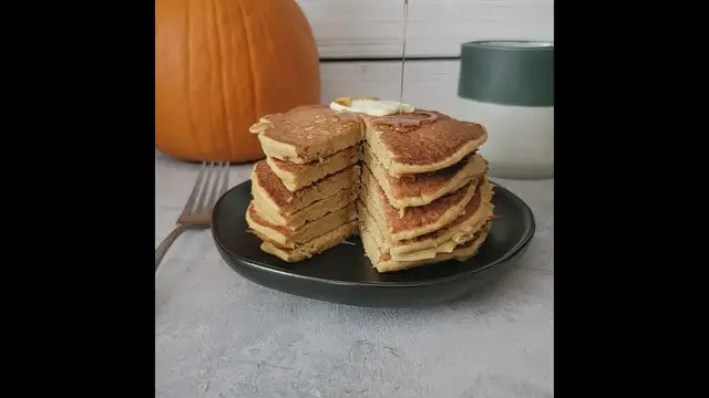 'Video thumbnail for Pumpkin Pancakes with Yogurt'
