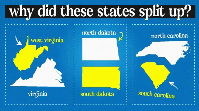 'Video thumbnail for Why Did Some American States Split In Two?'