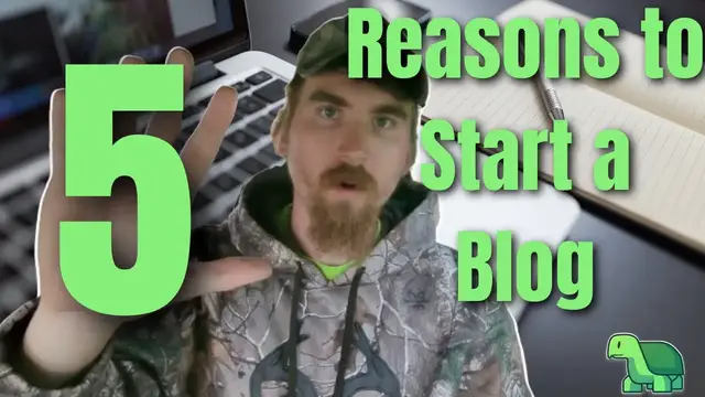 'Video thumbnail for 5 Reasons to Start Blogging in 2022'