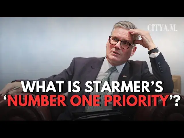 'Video thumbnail for Keir Starmer will only prioritise policies that can strengthen UK economic growth'