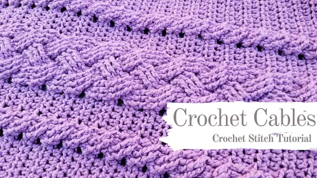 'Video thumbnail for Crochet Cable Stitch | Crochet Cable Pattern | Crochet Cable Stitch Pattern Free'
