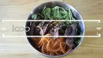 'Video thumbnail for Japanese Food Cooking Beef Donburi Bowl'