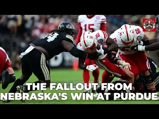'Video thumbnail for The fallout from Nebraska football's win over Purdue'