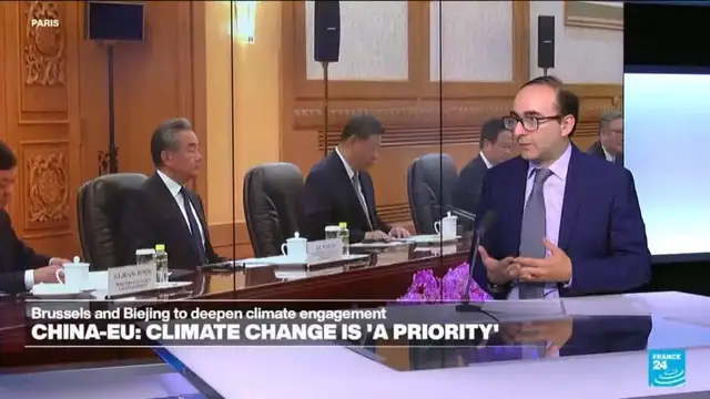 'Video thumbnail for EU-China ties hit 'inflection point' and calls climate chage 'a priority''