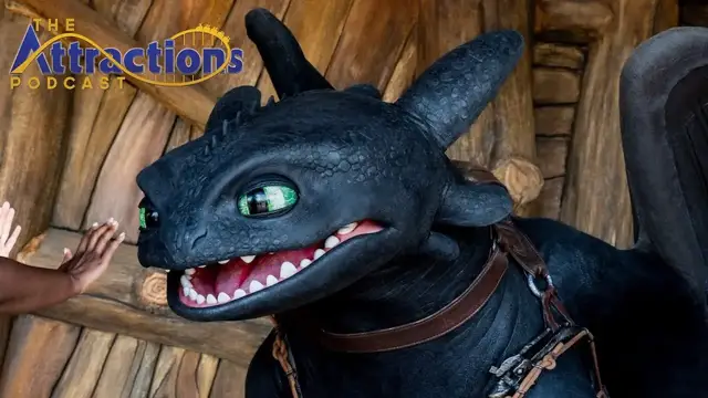 'Video thumbnail for The Attractions Podcast: Characters revealed for How to Train Your Dragon at Epic Universe, and more'
