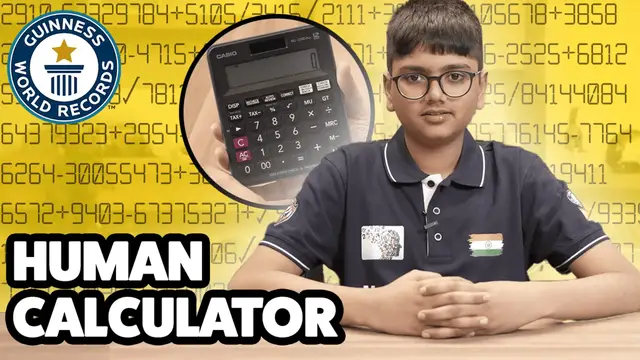 'Video thumbnail for Aaryan Shukla vs. Calculator, record-breaking math speed!'