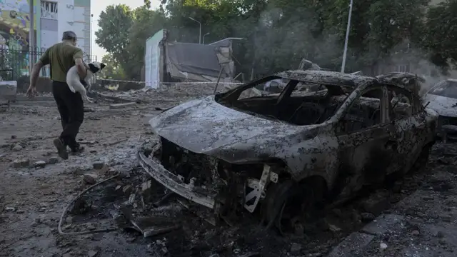 'Video thumbnail for Russia launches over 700 drones in attack on Ukraine'