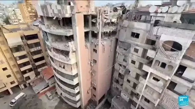 'Video thumbnail for Israel confirms Hezbollah targeted in overnight Beirut strike'