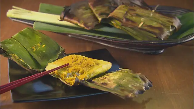 'Video thumbnail for Malaysian Swordfish in Banana Leaves'