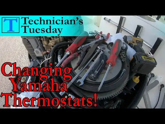 'Video thumbnail for Changing Thermostats On A Yamaha Outboard | 2006 F225 3.3L'