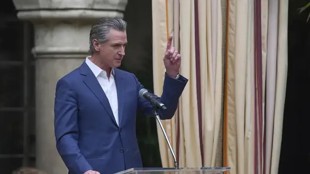 'Video thumbnail for California sues Trump administration to block tariffs and trade war'