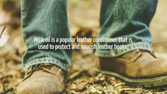 'Video thumbnail for What Does Mink Oil Do To Boots'