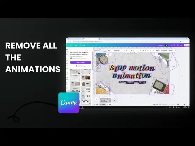 'Video thumbnail for How to Remove Animations From Canva'