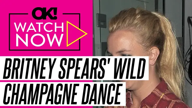 'Video thumbnail for Britney Spears Chugs Champagne as She Chaotically Dances in See-Through Dress'