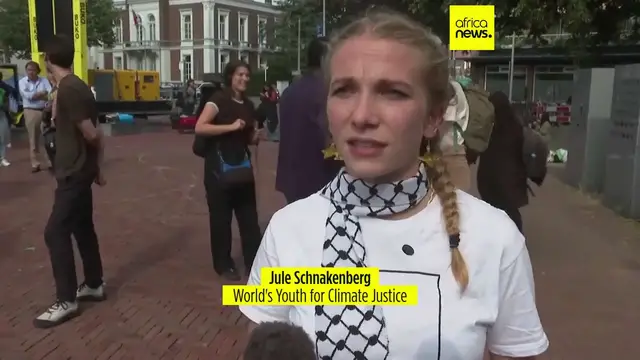 'Video thumbnail for Youth activists applaud UN court's climate change advisory ruling'
