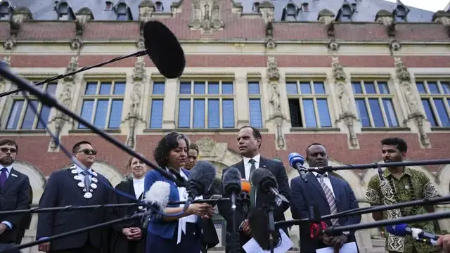 'Video thumbnail for Youth activists applaud UN court's climate change advisory ruling'