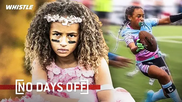 'Video thumbnail for 10-Year-Old FASTEST Female Football Prodigy'