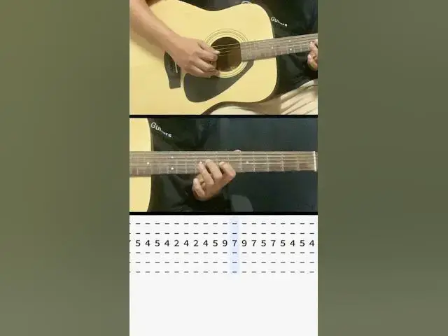 'Video thumbnail for Angel Baby on One String - Learn Your First Guitar Song! #easyguitarsong #guitarlesson #learnguitar'
