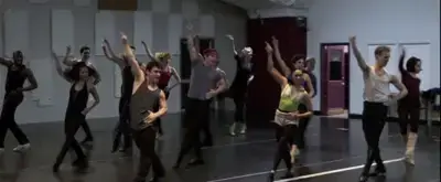 'Video thumbnail for Watch the Cast of A CHORUS LINE Dance It Out in Rehearsals for City Center Gala!'