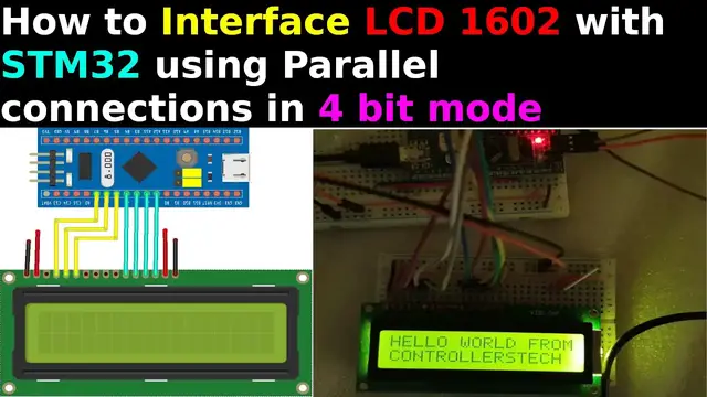 'Video thumbnail for Interface LCD 1602 with STM32 || Parallel Connection || 4 bit mode || noI2C'