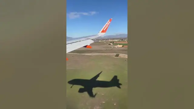 'Video thumbnail for Landing in Palma de Mallorca Airport, Spain'