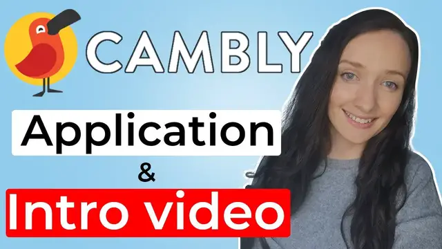 'Video thumbnail for Cambly Intro Video and Application Process in 2021'