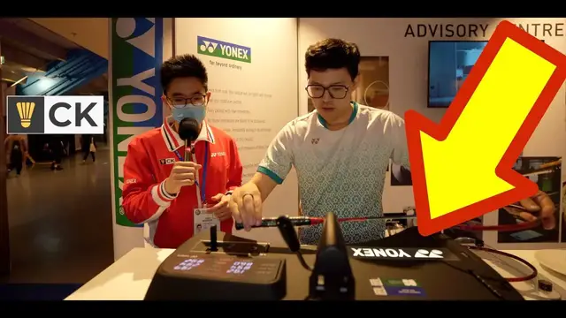 'Video thumbnail for $4000 Badminton & Tennis Racket Scanner - Yonex Precision Scan'