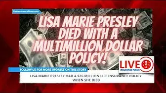 'Video thumbnail for Lisa Marie Presley's Multimillion Dollar Policy When She Died'