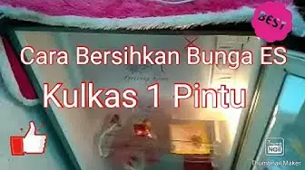 'Video thumbnail for Cara Bersihkan Bunga es Pada Kulkas 1 Pintu Aqua'