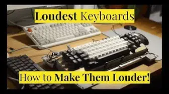 'Video thumbnail for Loudest Keyboards and How to Make them Louder'