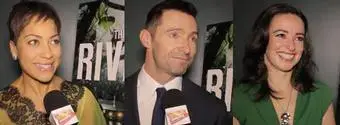 'Video thumbnail for Chatting with Hugh Jackman and the Company of THE RIVER on Opening Night!'