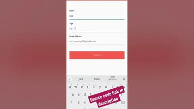 'Video thumbnail for Flutter Firebase CRUD App | Create | Read | Update | Delete #fluttercrudapp #flutterfirebase'
