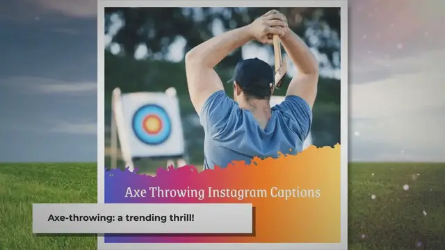 'Video thumbnail for 250+ Axe Throwing Instagram Captions With Emojis, Copy-Paste'