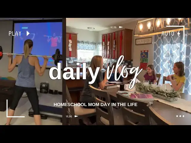 'Video thumbnail for HOMESCHOOL MOM DAY IN THE LIFE  *A Monday at home*'