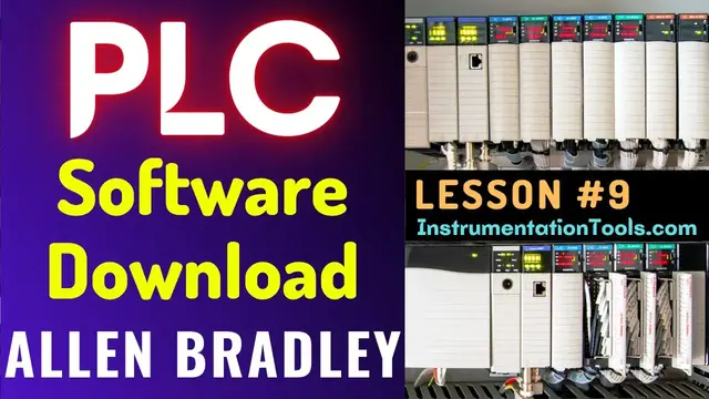 'Video thumbnail for PLC Training 9 - Download Allen Bradley PLC Software'