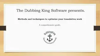 'Video thumbnail for Methods And Techniques To Optimize Your Translation Work (Case Study)'