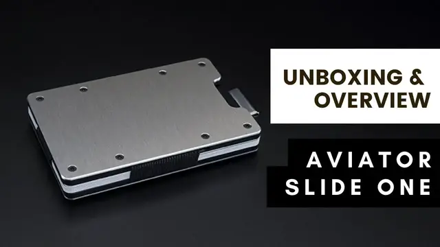 'Video thumbnail for Aviator Slide One Wallet [Unboxing & Overview]'