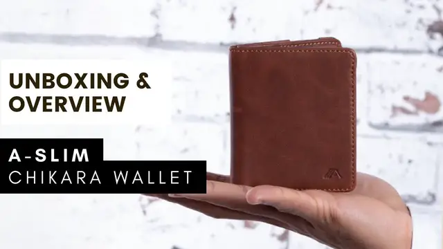 'Video thumbnail for A-Slim Chikara Wallet Review [Unboxing & Overview]'