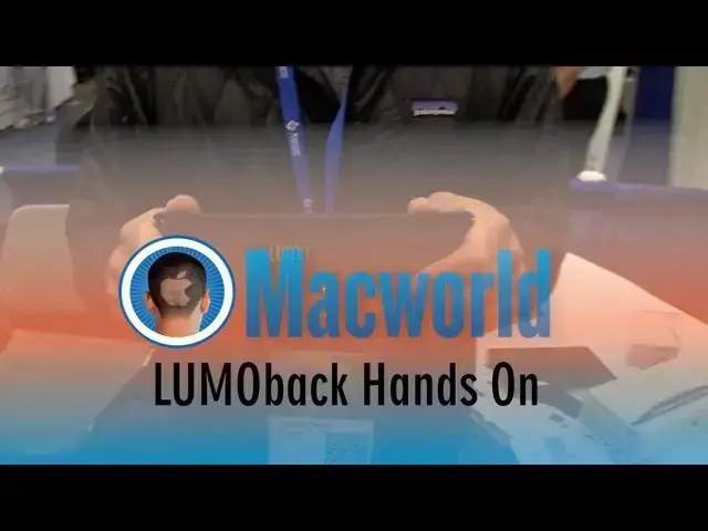 'Video thumbnail for Hands On With The LUMOback At Macworld'