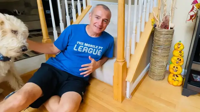 'Video thumbnail for Getting Off the Floor Following a Total Knee Replacement'