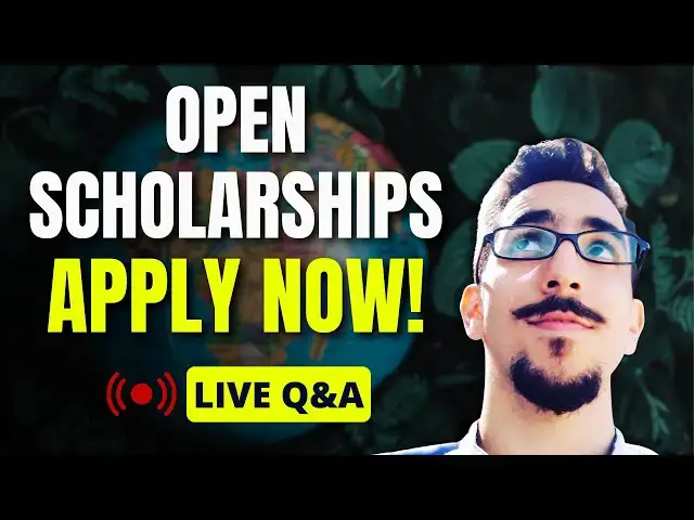 'Video thumbnail for Global Scholarships: “Q & A” And Scholarship Analysis (04.19.2024)'