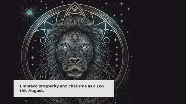 'Video thumbnail for Leo's August 2024 Horoscope: Prosperity, Self-Care, and Friendship'